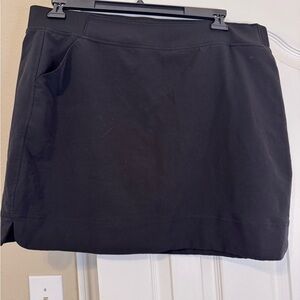 32 Cool Black Activewear Skort with Side Pocket size XL